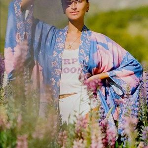 SPELL Luna short Robe